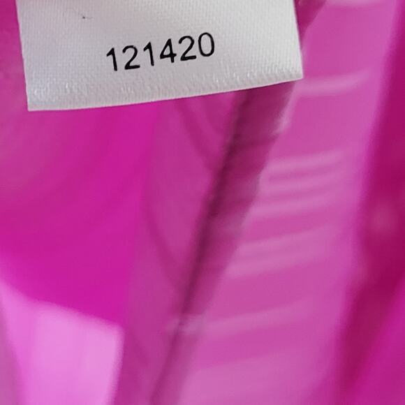 SOFT SURROUNDINGS Purple Stripe Sheer Button Up Blouse Size 3X casual workwear - Picture 6 of 8